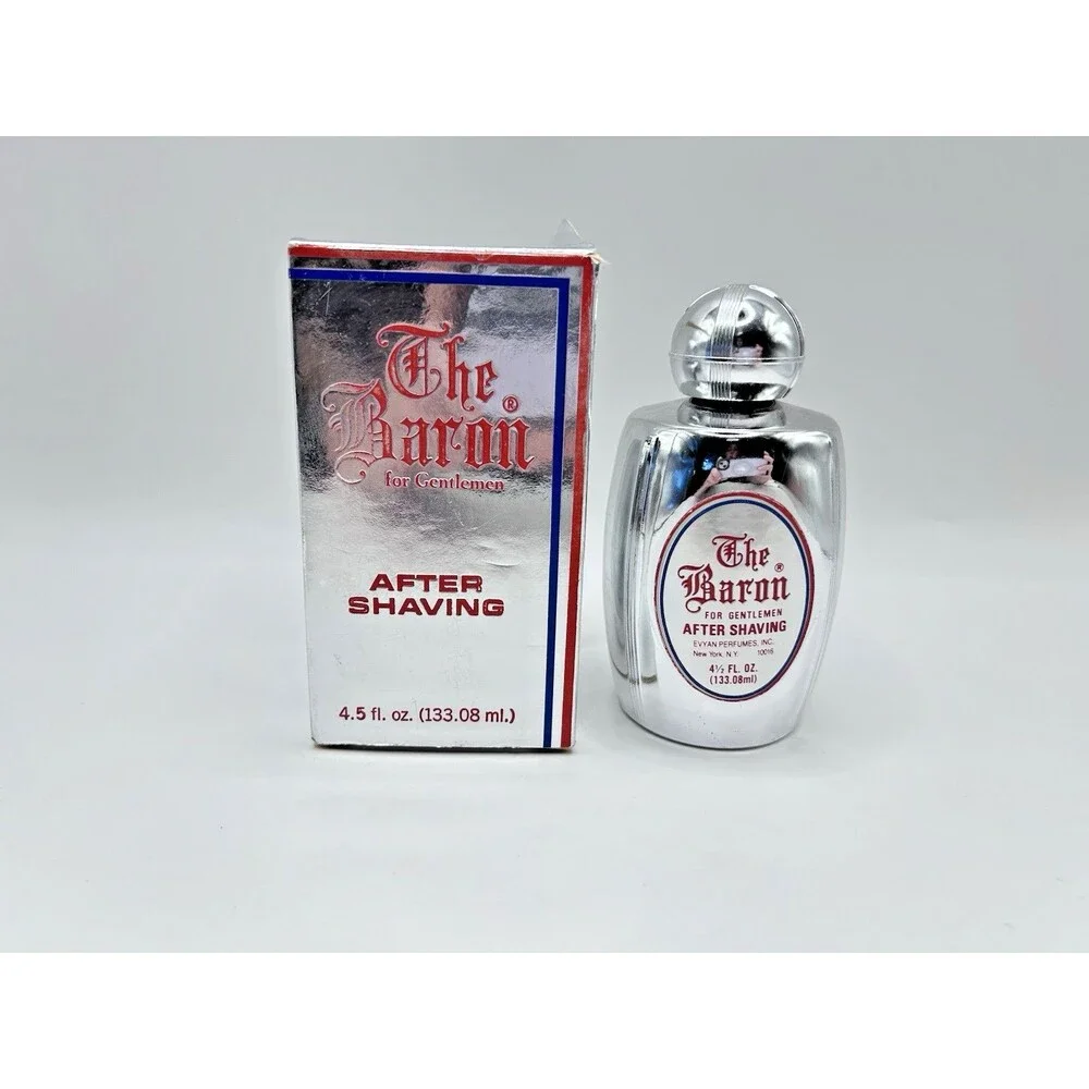Vintage Evyan The Baron For Gentlemen After Shaving 4.5 Fl oz Original